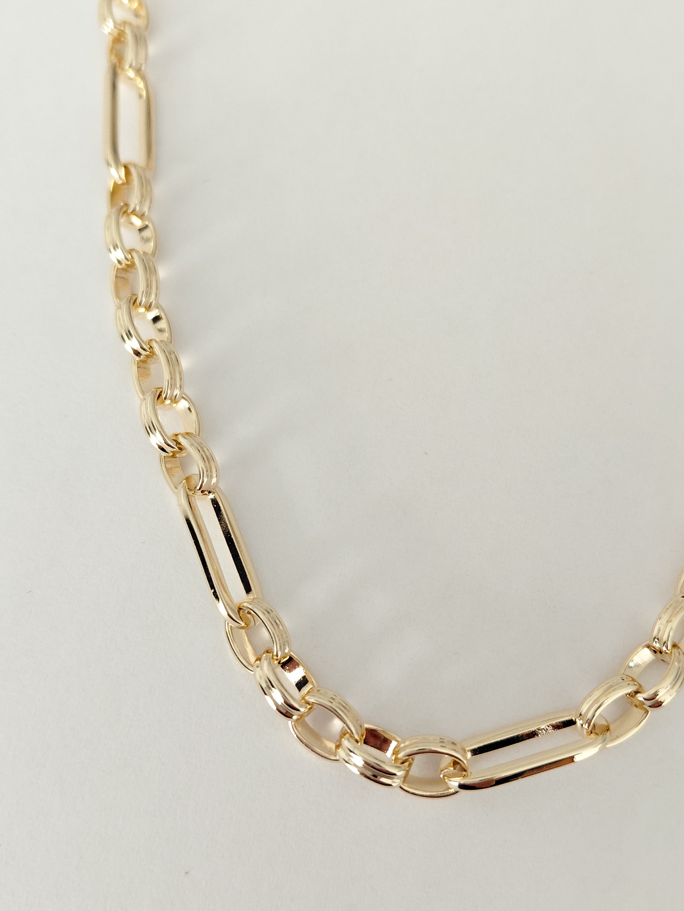 �ift Zincir Detayl� Kolye 60 cm