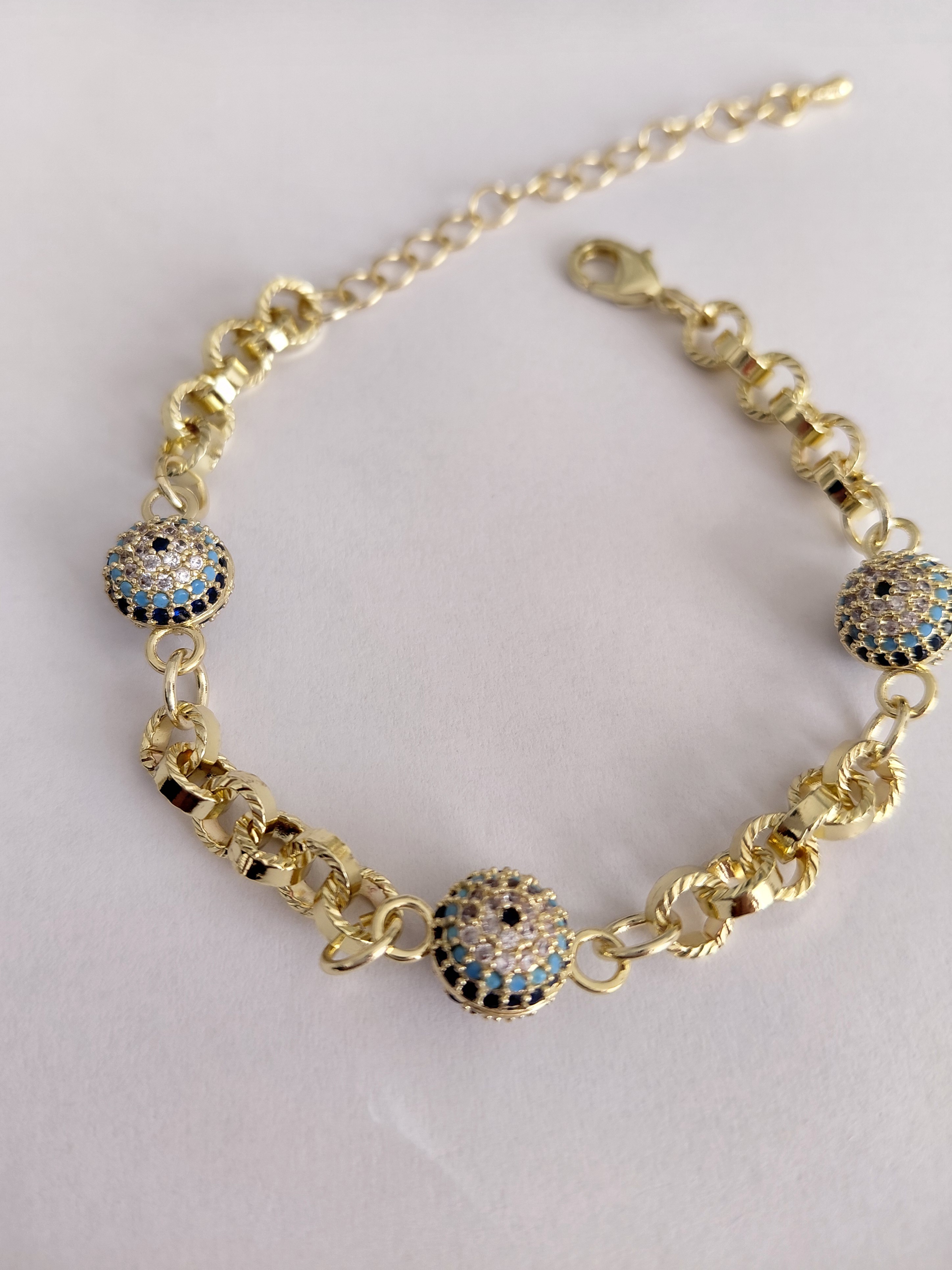 Nazar Boncuklu Xuping Bileklik 