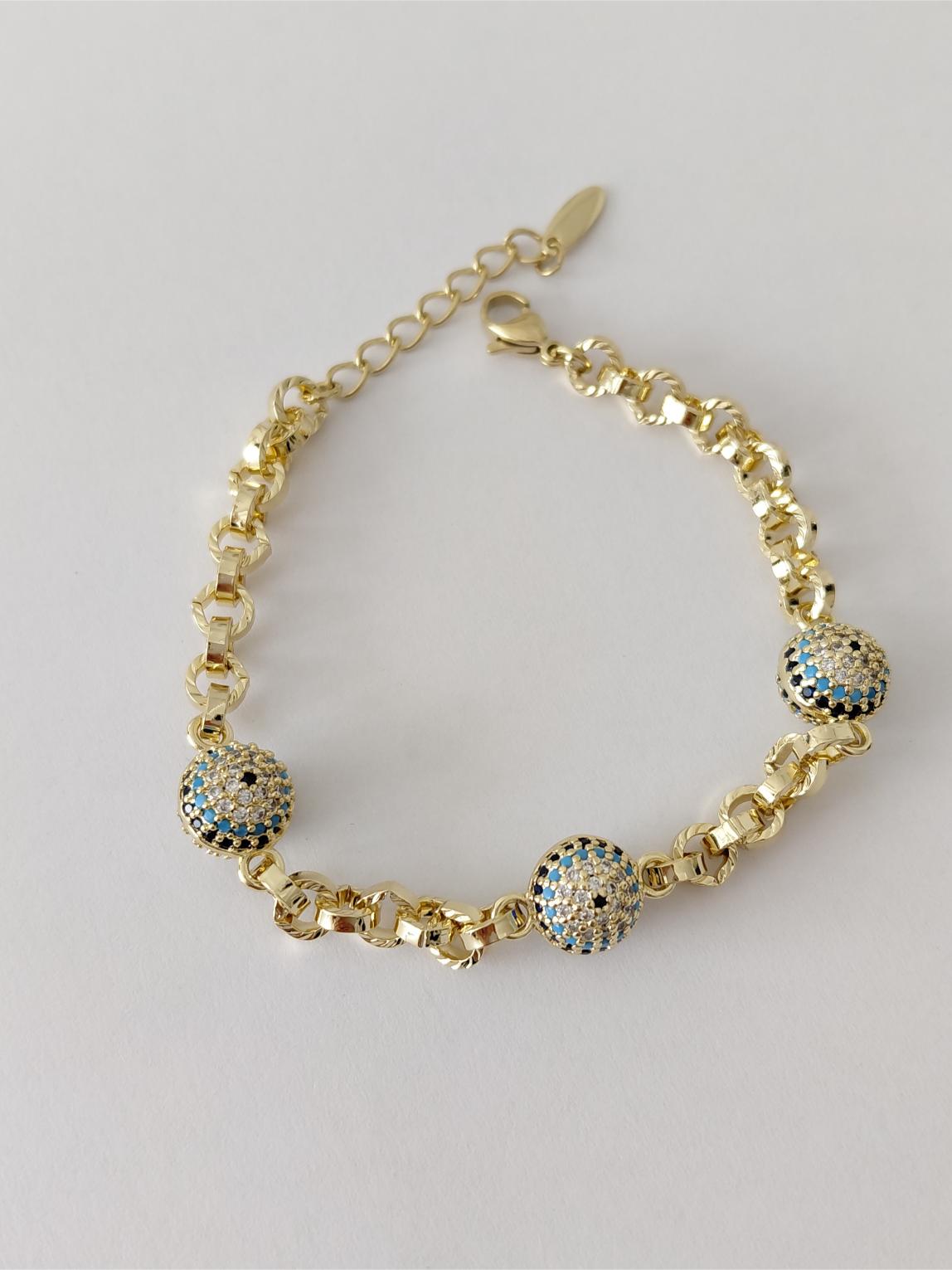 Nazar Boncuklu Xuping Bileklik