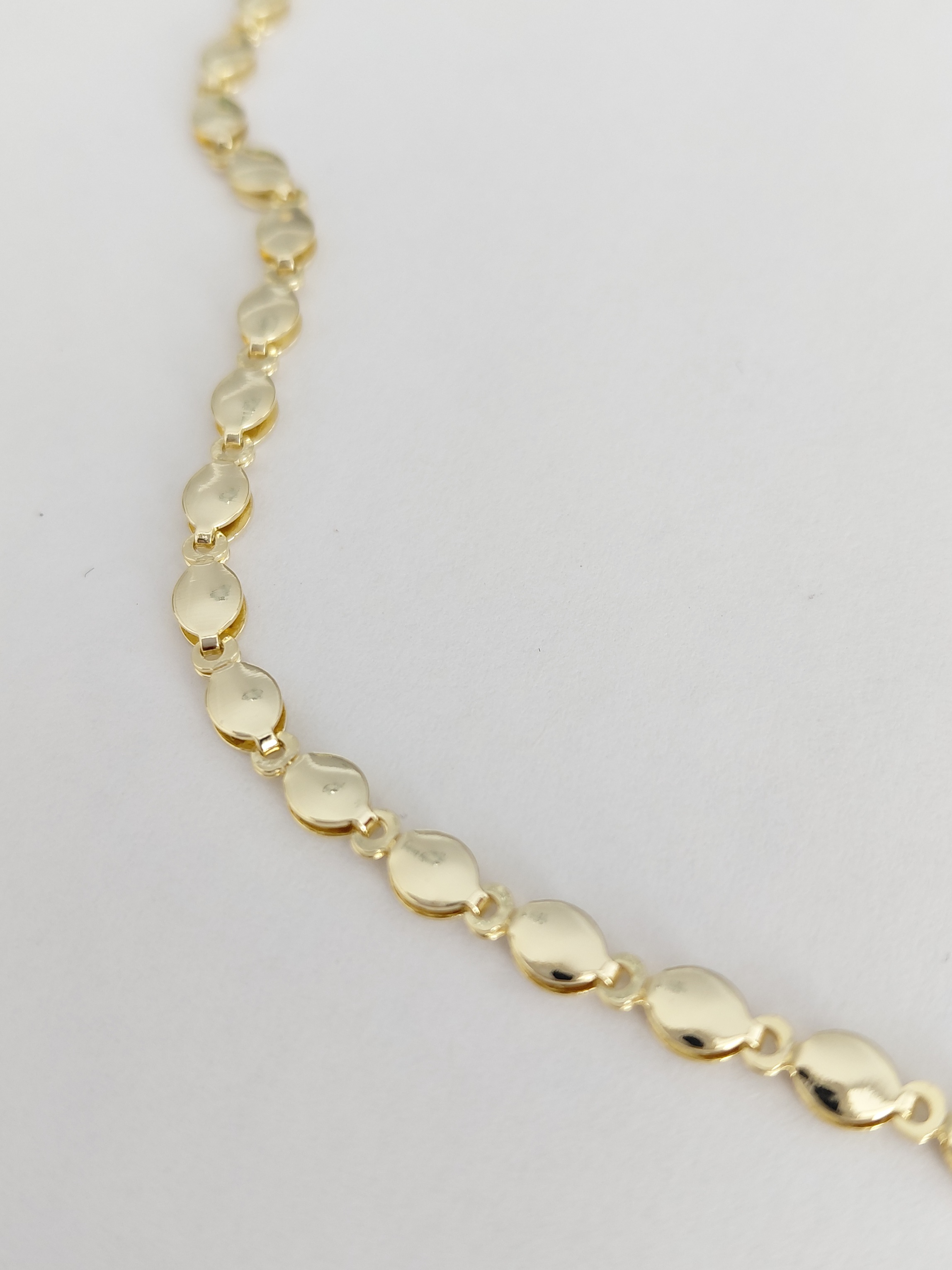 Oval Detayl� Zincirli Xuping Kolye 90 cm