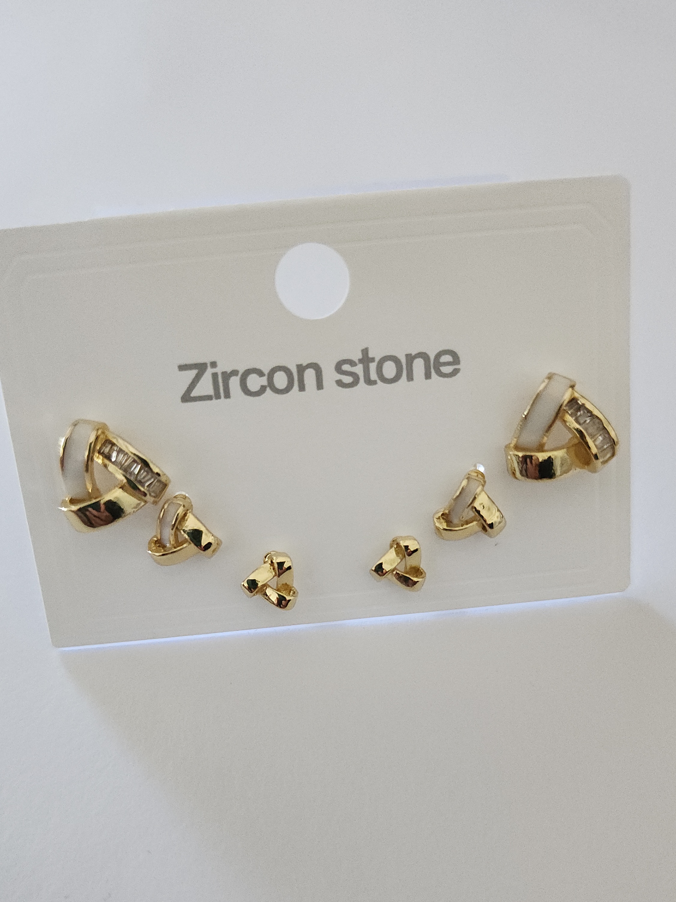 Sedefli Tal oklu Set Kpe Gold 