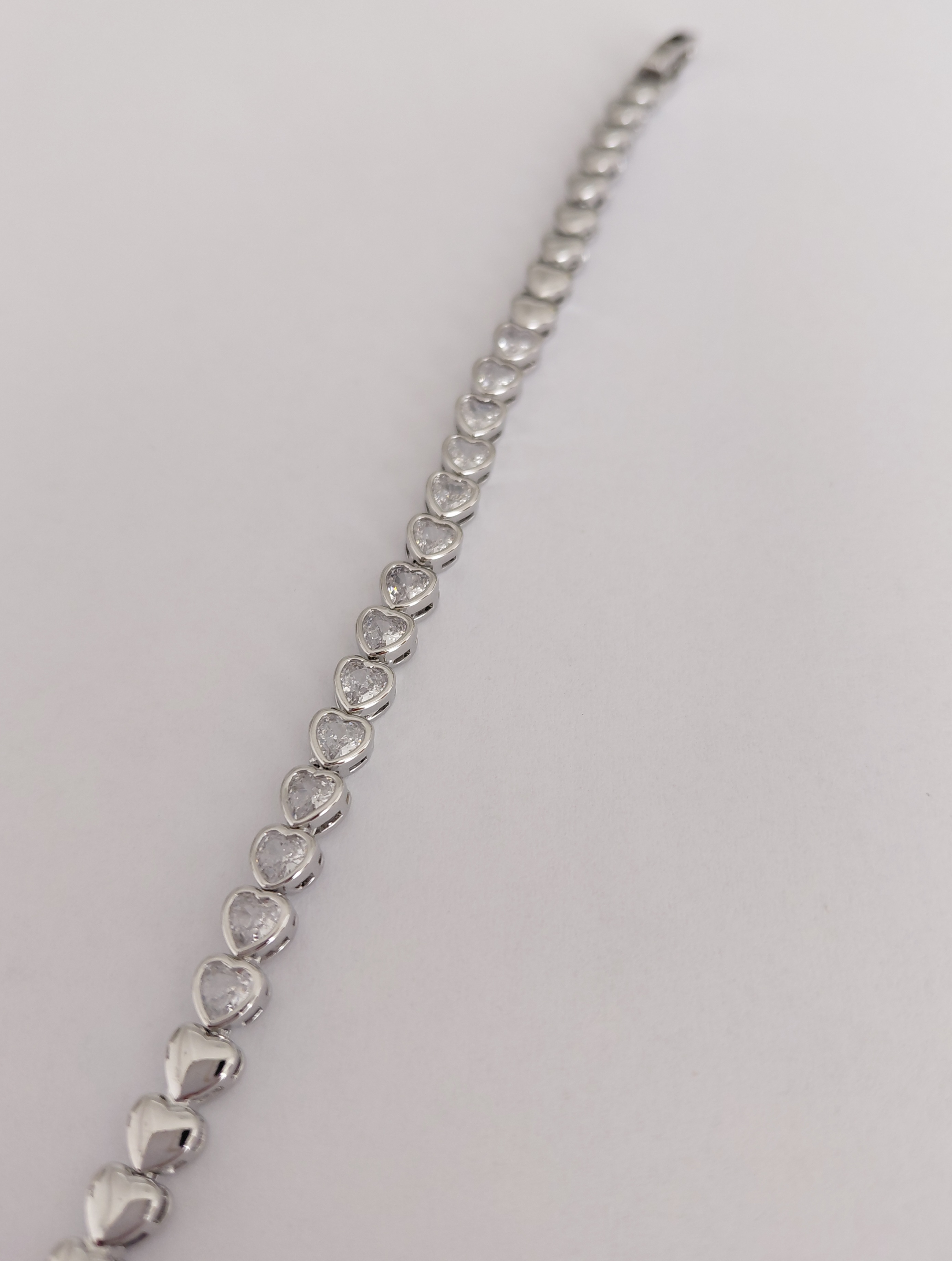 Tasli Kalpli Su Yolu Bileklik Silver 