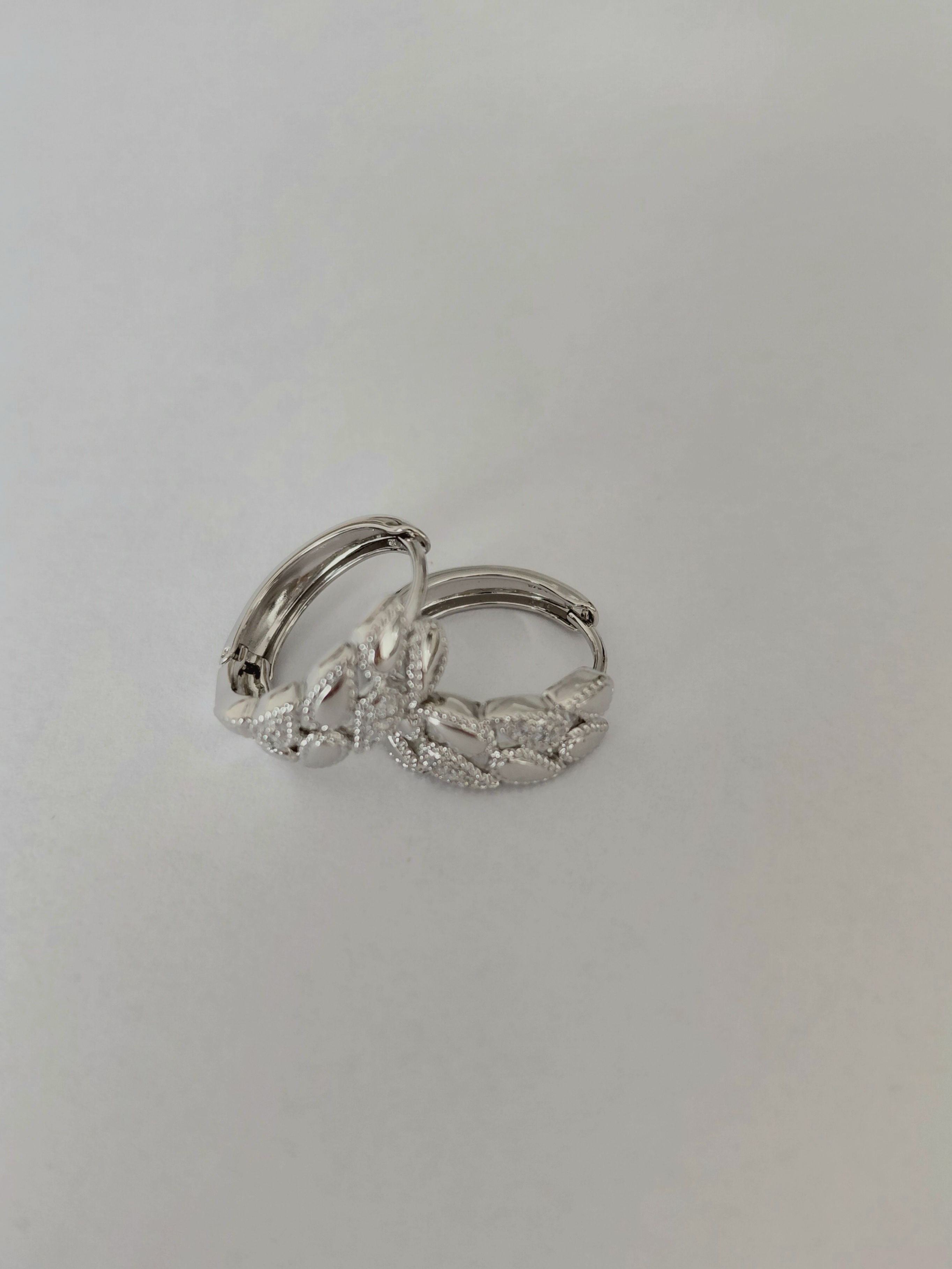 Xuping Damla Desenli Halka K�pe 