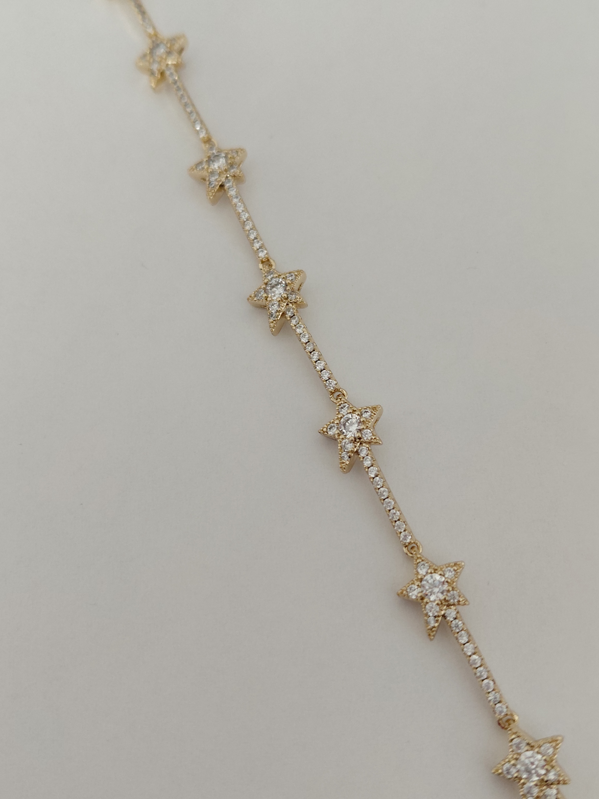 Xuping Ta�l� Y�ld�z Bileklik Gold 