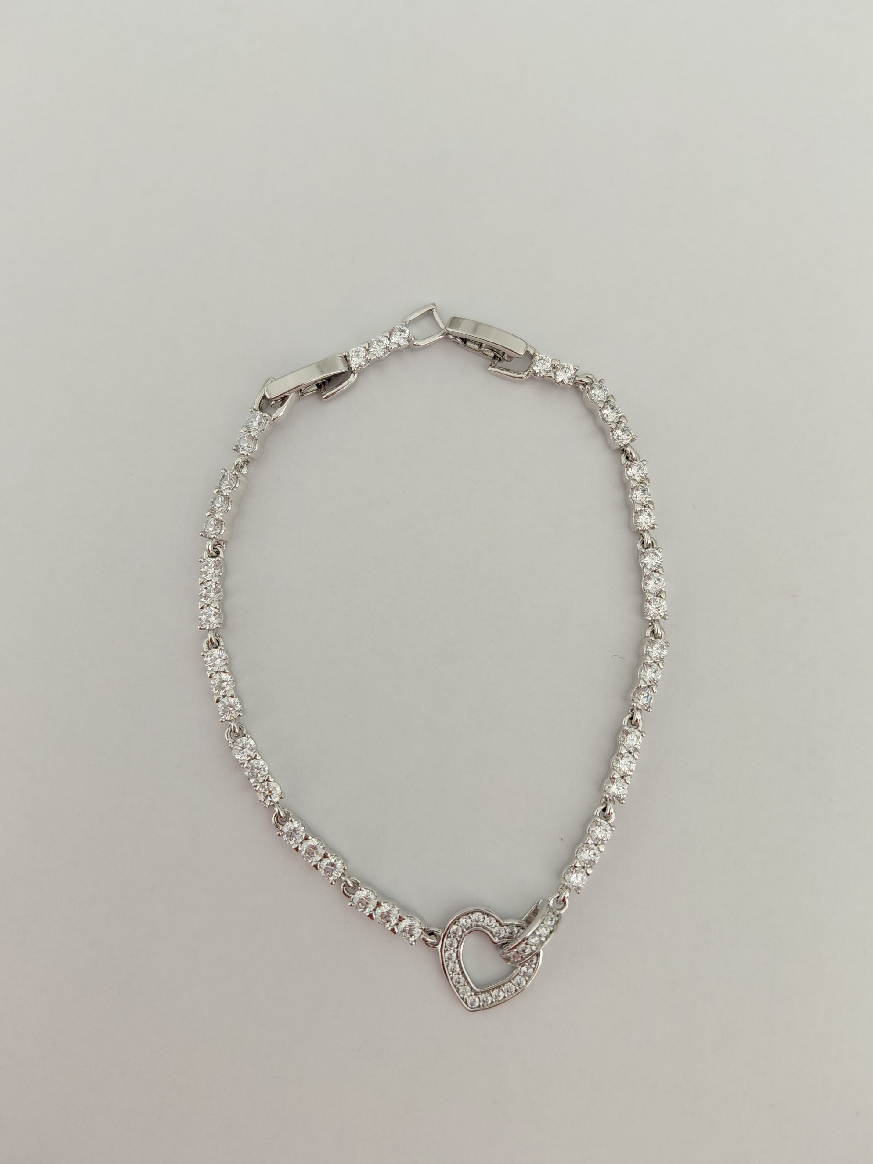 Xuping Zirkon Tasli Kalpli Bileklik 