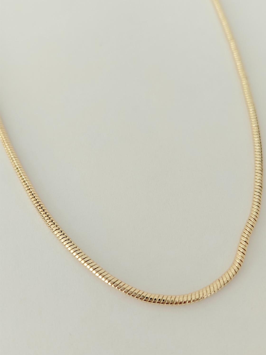 Xuping Yuvarlak �rme Zincir 45 cm