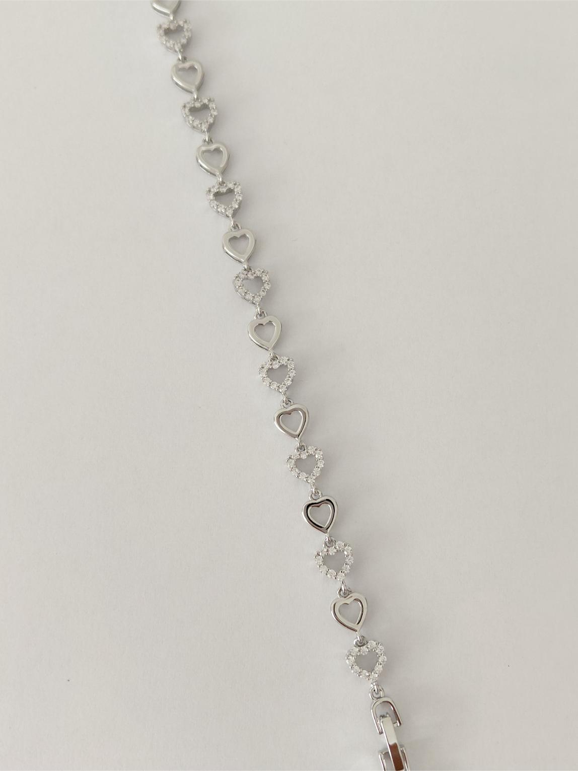 Zirkon Ta�l� Kalpli Xuping Bileklik 